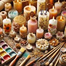 تزيين الشموع