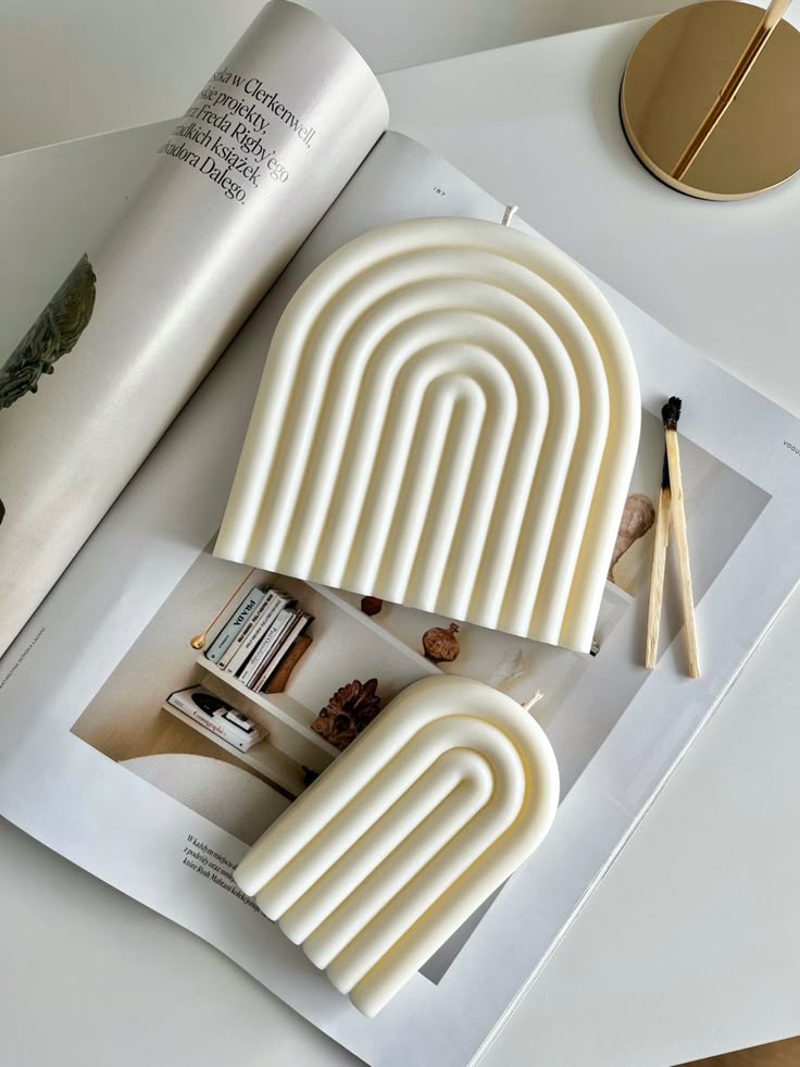 Moule bougie forme d'arc 